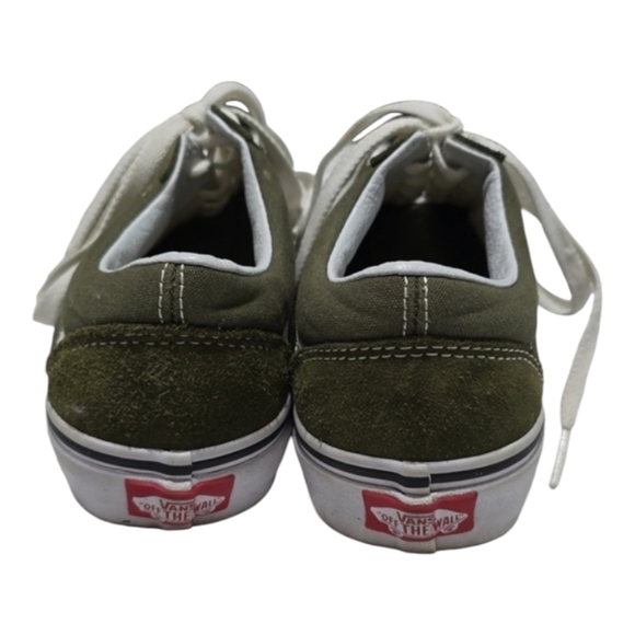 Vans Old Skool canvas green size womans 5.5 - Picture 4 of 9